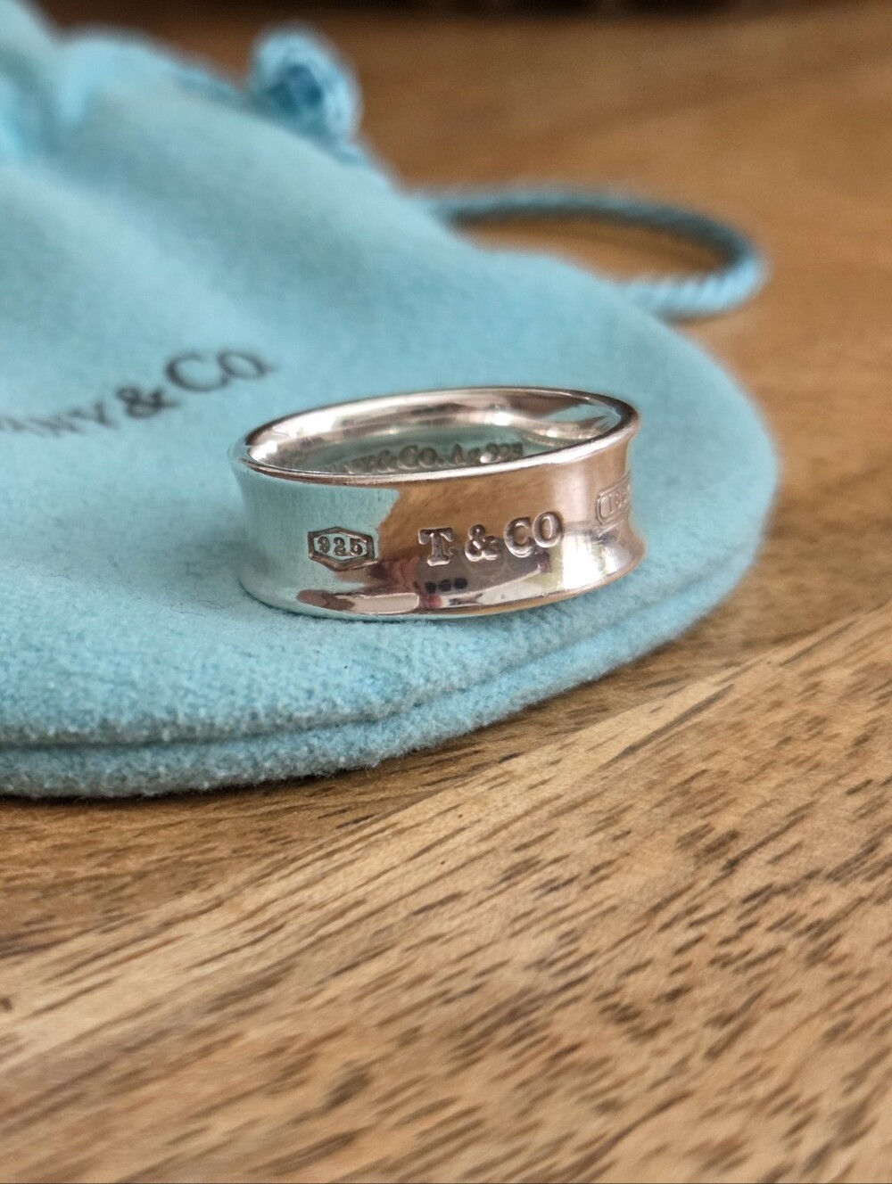 Tiffany 1837 Concave Band Ring in Sterling Silver, Medium